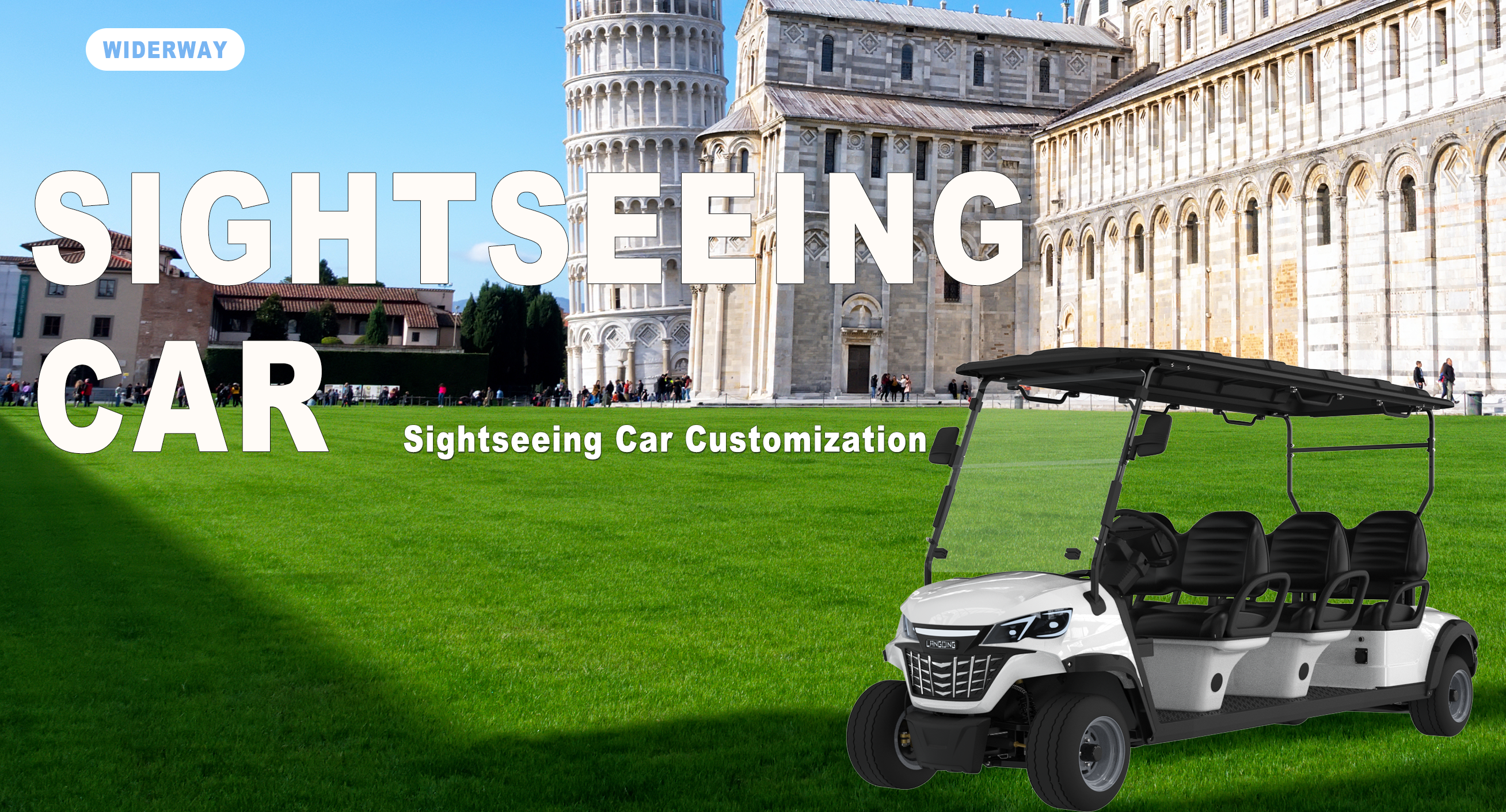 Discover our 6 seater sightseeing buses for sale. Perfect compact solutions for city tours, historic districts, and narrow urban routes.