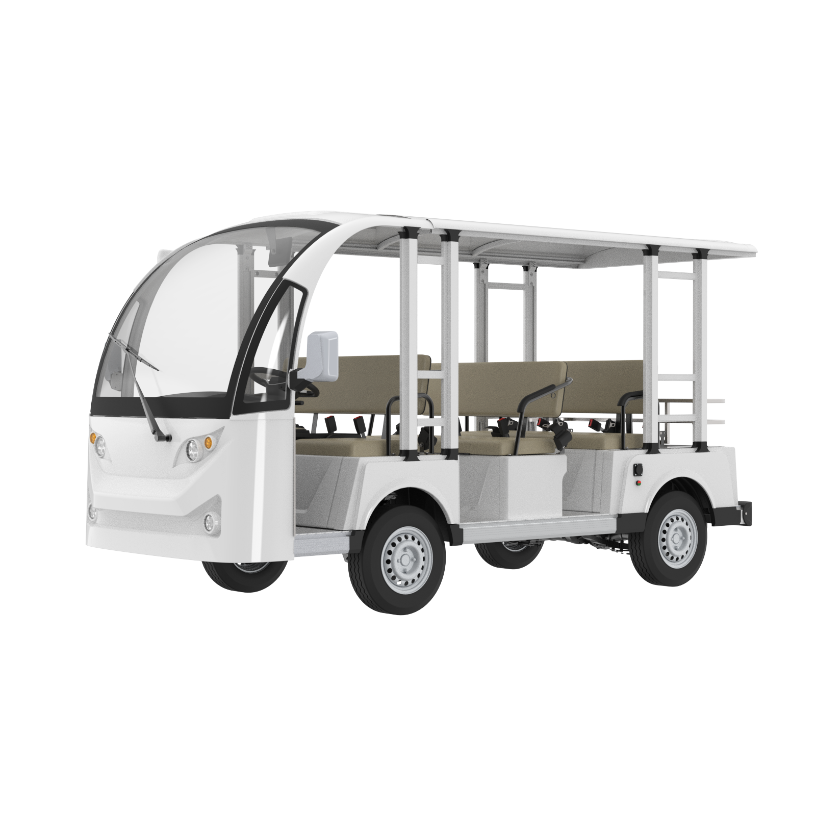 Browse our compact 8 seater sightseeing buses for sale. Ideal for navigating narrow city streets while providing comfortable tour experiences.