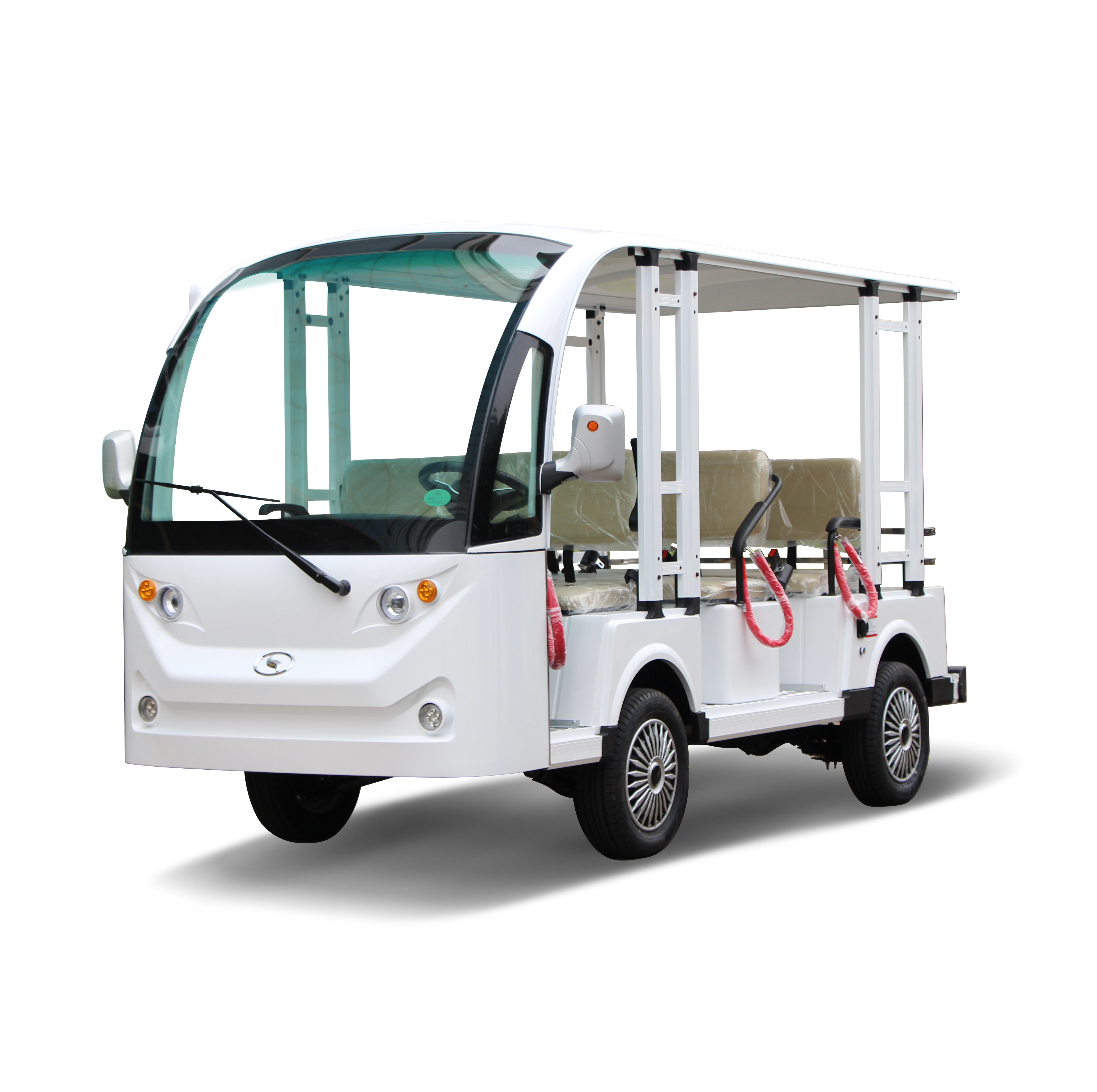 Browse our compact 2 seater golf carts. All models are electric, street legal, and built for easy maneuverability.