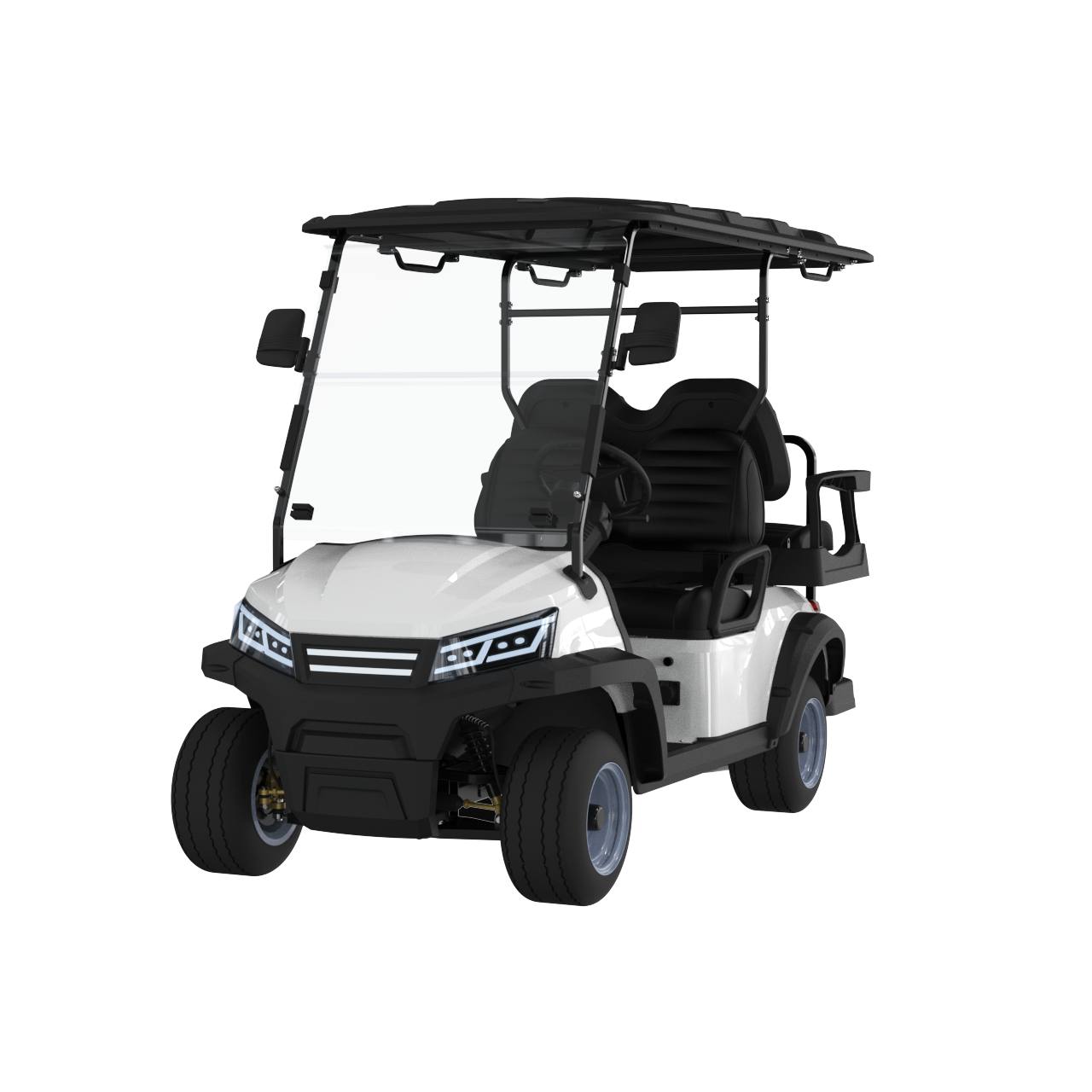 Discover our mid-size 4 seater golf carts. Choose from electric and street legal models designed for comfort and versatility.
