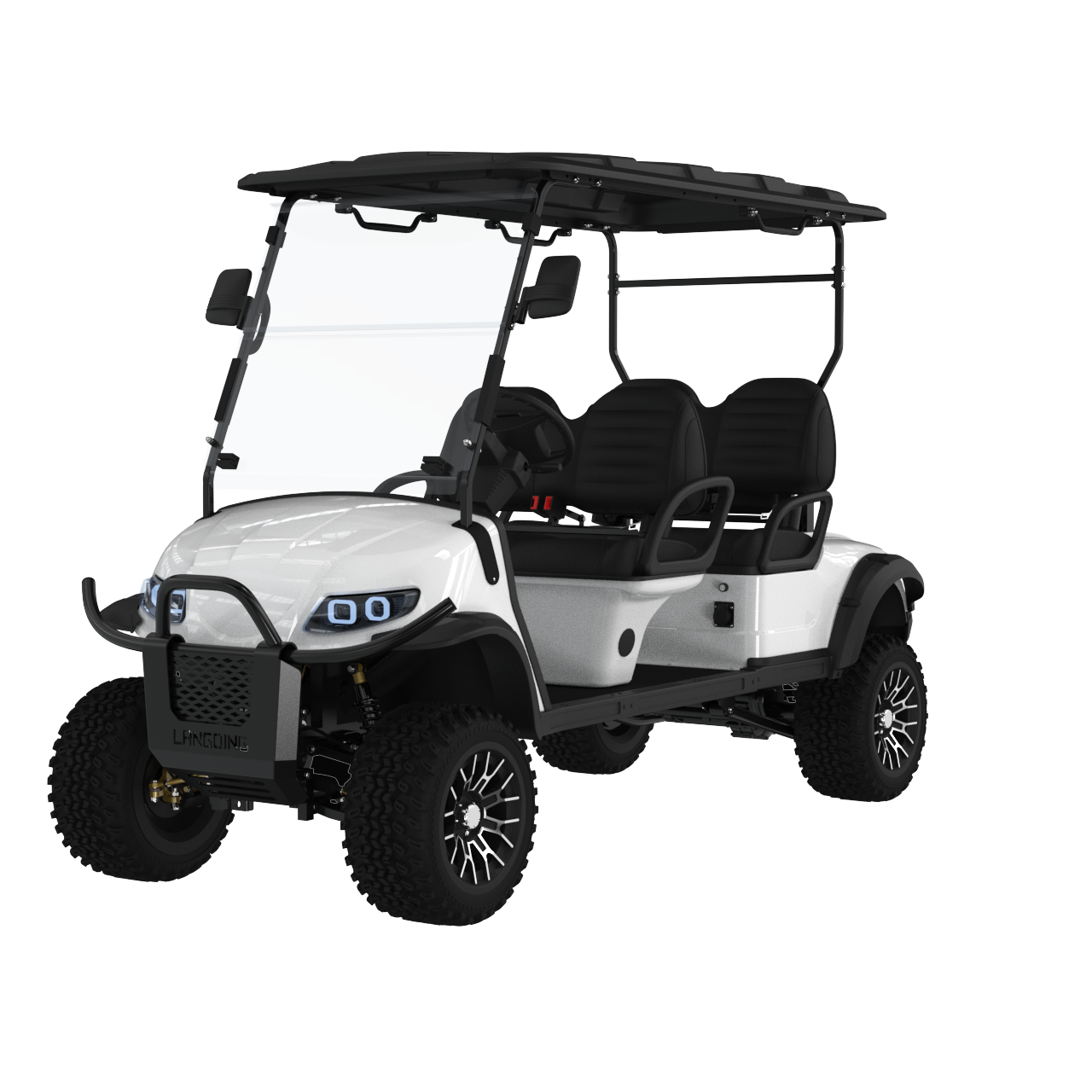 Discover our electric 4 seater golf carts featuring street legal models. Ideal for family outings, resorts, and neighborhood transportation.