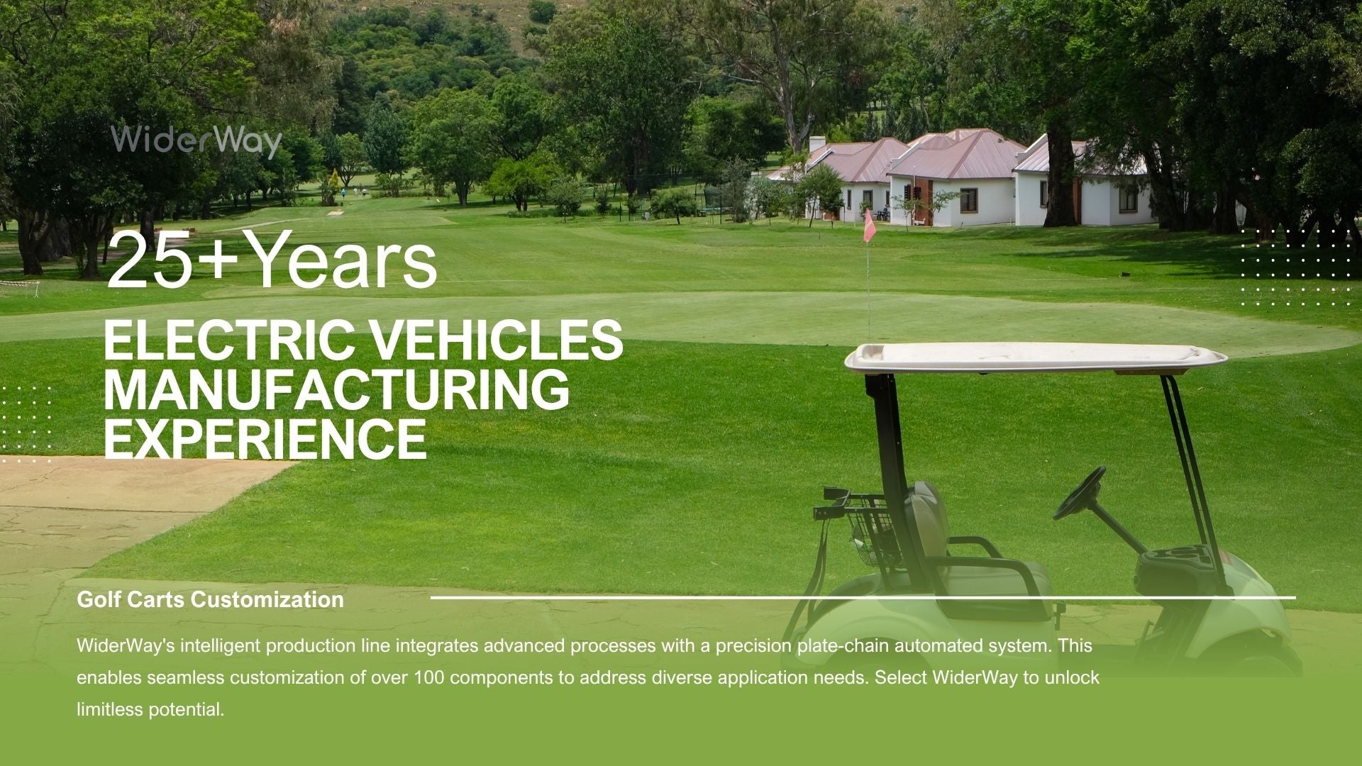 Widerway offers premium electric golf carts for sale, including street legal golf carts & reliable city sightseeing buses. Durable, eco-friendly vehicles for resorts, campuses & urban tours.