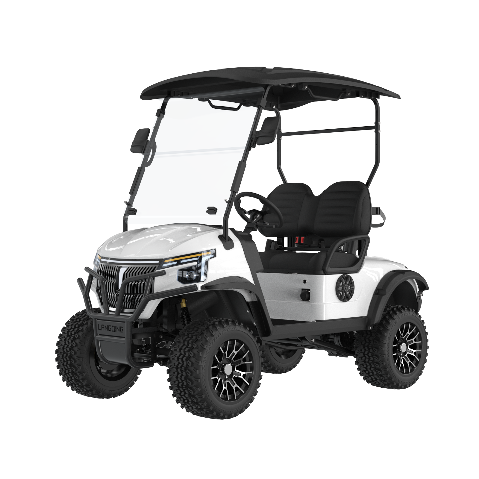 Explore our compact 2 seater golf carts for sale. All models are electric, street legal, and perfect for narrow pathways.
